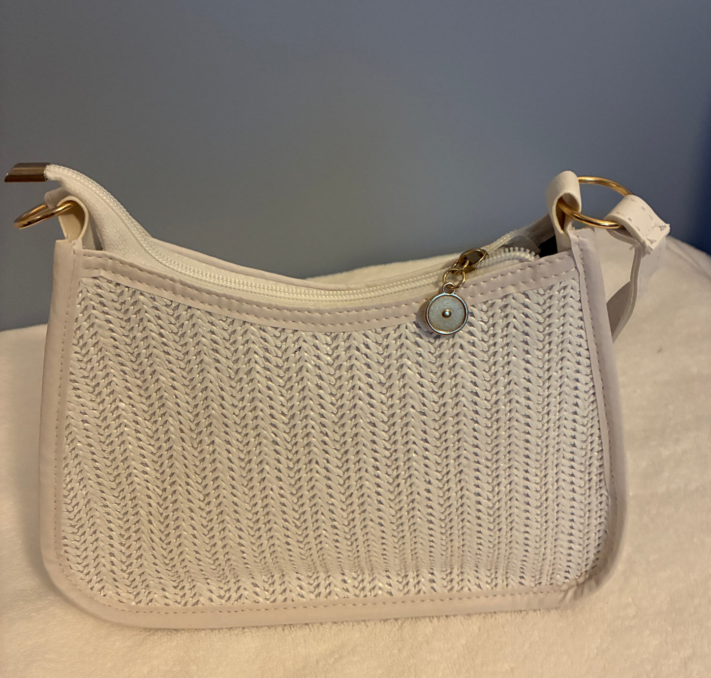 White purse