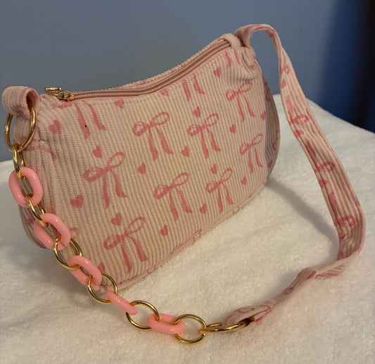 Pink Bow Girls Purse