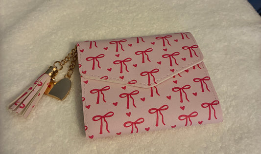 Pink Bow Women's Wallet